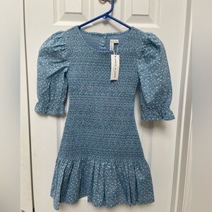 Janie and Jack The Anna Smocked Dress, Girls Size 8, NWT